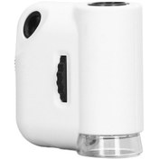 Resim Gajeena 55x Büyütme Özelliği İle Led Işıklı Cep Boyutu Mikroskop - Abs+akrilik Lens, Taşınabilir, Net Görüntü, Çok Amaçlı Kullanım 