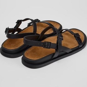 Resim Camper Lluc Sandal Kadın Deri Sandalet K201883-001 Siyah 
