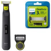 Resim Philips QP6530/15 Oneblade Pro Yüz Ve Sakal Şekillendirici Tıraş Makinesi - QP630 Yedek Başlık Set 
