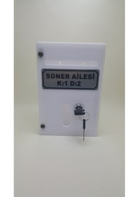 Resim Küçük Boy Pleksi Kişiye Özel Posta Kutusu N11.579 