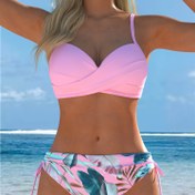 Resim Avrupa ve Amerika Modası Kadınlar Modası Şık Mayo, Bikini Bölünmüş Şık Kadınlar Bikini Seti 