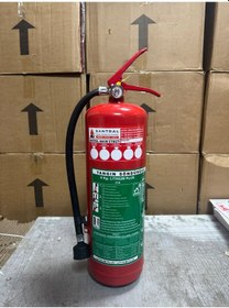 Resim Lithium Plus 6 Kg Yangın Tüpü Plastik Askı Ve 3m Maske Hediye 