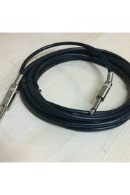 Resim KEEPRO Platoon 5 Metre Kaliteli Mono 6.3mm To 6.3mm Amfi Kablosu 6.3mm Çivi Jak 