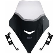 Resim GP Kompozit SYM Jet X 125 2022-2024 Uyumlu Kısa Ön Cam Şeffaf 56 cm 