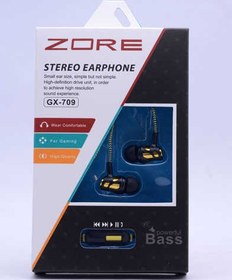 Resim Zore GX-709 Mp3 Stereo Kulaklık - Mavi 