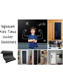 Resim Derin Stok Yapışkanlı Kara Tahta-Yazı Tahtası: Sticker Blackboard 