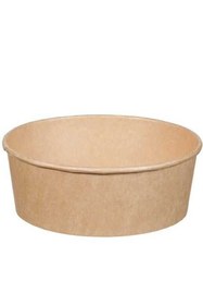 Resim balcı ambalaj 1100 CC KRAFT KARTON SALATA KASE - KAPAKLI - 100 ADET 