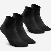 Resim Outdoor Çorap - Orta Boy Konçlu - Siyah - 2 Çift - Hike 100 