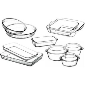 Resim Paşabahçe Borcam Çeyiz Tepsi Tencere Seti 10 Parça 