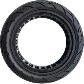 Resim Internet 10X2.50-6.5 Içi Boş Katı Lastik Max G30 Elektrikli Scooter 60/70-6.5 Petek Katı Lastik Siyah 1100G (Yurt Dışından) 