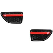 Resim Range Rover 2010-203 İçin Kırmızı/Siyah Çamurluk Izgarası 