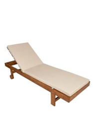 Resim Ermiya Werty Home Olefin Fermuarlı Şezlong Minderi 55*180*5 Cm Krem 