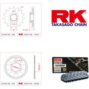 Resim Kawasaki Zx-6 R Nınja RK Dişli Set 525 Ero O-Ring 15/40T 1998 - 2002 