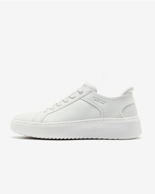 Resim Skechers Court Break-double Vented Erkek Beyaz Sneakers 183177 Wht Beyaz 
