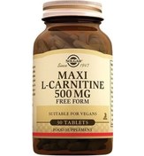 Resim Solgar Maxi L-carnitine 500mg 30 Tablet 