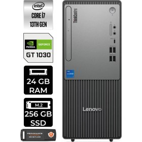 Resim Lenovo Thinkcentre Neo 50T Gen 5 Intel Core I7 13700 24GB 256GB SSD GT1030/4GB Windows 11 Home Masaüstü Bilgisayar & Per4 USB Bellek 12UB000LTRP351 
