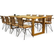 Resim Neiwel Doi Doğal Ahşap Toplantı Masası x 80 x 120 Açık Ceviz 