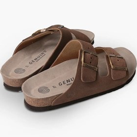 Resim Terlik Kadın Hawaıı G106020 Genuins Velour Terra Kahverengi 