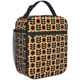 Resim Orla Kiely Gövde Ve Kuş Yalıtımlı Öğle Yemeği Çantaları Kamp Seyahat İskandinav Tarzı Taşınabilir Soğutucu Çanta Termal Bento Kutusu Kadın Çocuk Çok Renkli 