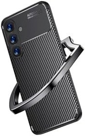 Resim Zipax Samsung Galaxy S25 İle Uyumlu Plus Kılıf Karbon Görünümlü Silikon Zr Ngro Siyah 