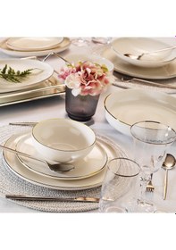 Resim Aryıldız Aria Gold 12 Kişilik 58 Parça Yemek Takımı 
