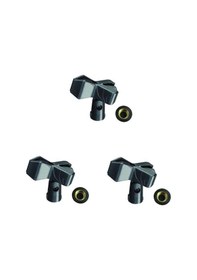 Resim Lastvoice Mt-20x 3'lü Geniş Mikrofon Tutacağı Mikrofon Kelepçesi 