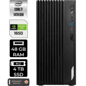 Resim Msı Pro DP180 Intel Core I5 12400 48GB 4tb SSD GTX1650/4GB Fdos Masaüstü Bilgisayar & Per4 USB Bellek 12422XTRP345 