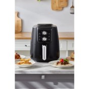 Resim Karaca Air Pro Cook Manuel Xl Airfryer Black 