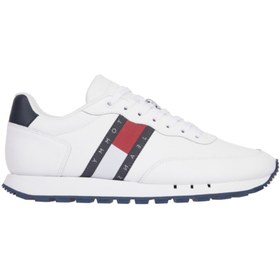 Resim Tommy Hilfiger Erkek Beyaz Erkek Spor Ayakkabı Em0em00898ybr-beyaz 