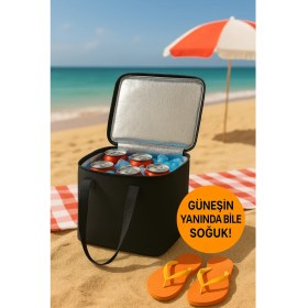 Resim Hig Home 22 Litre Termos Çanta | Yalıtımlı Plaj, Piknik, Kamp ve Günlük Kullanıma Uygun 