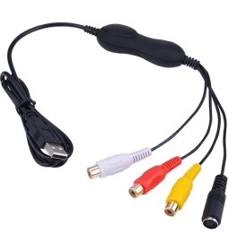 Resim Alfais 4754 USB 2.0 Xbox Ps3 Vhs Hi8 Mini Dv Video Capture Ezcap Ekran Yakalama Kartı 