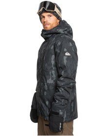 Resim Quıksılver Quiksilver Mission Printed Erkek Snowboard Ceketi Gri Krp3 Çok Renkli 