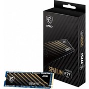 Resim MSI Spatium M371 500 GB PCIe Gen3x4 NVMe M.2 SSD Daima Sıfır Ürün ve 12 Yıllık GÜVEN.