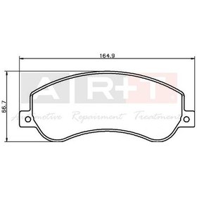 Resim Art A03.1954 - On Fren Balatası Transıt V348 06 14 A.ceker 11 / 