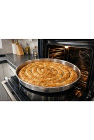 Resim Net Çelik 304 Kalite Paslanmaz Çelik Fırın Tepsisi 50 cm 