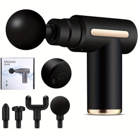 Resim 6 parça anahtarlık seti, çeşitli aksesuarlar ve 4 uçlu mini USB şarj edilebilir masaj tabancası - Babalar Günü, Şükran Günü, Noel gibi tüm özel günler için ideal hediye, lityum pil ile çalışır 
