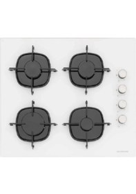 Resim Silverline BO6503W01 - CS5335W01 - 3490 Oslo Beyaz Cam Ankastre Set 