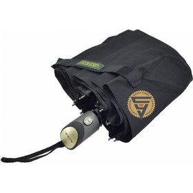 Resim April A-216G Unisex Tam Otomatik Şemsiye Siyah 