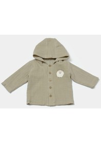 Resim BabyCosy Organik Kapüşonlu Ceke T& Pantolon Set 001 