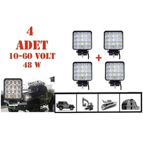 Resim 16 Ledli 4 Adet Off Road Geri Vites Folklift Tekne Aydınlatma Led 