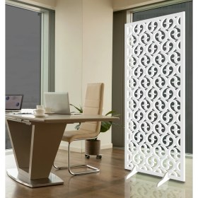 Resim Liar Ahşap Seperatör (Paravan) - KSP-09 - (18 mm) - (85 cm x 210 cm) - (Beyaz) 