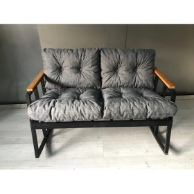 Resim 2'li Sallanan Sandalye Tv Koltuğu Kafe-Balkon-Mutfak-Berjer-Ofis Sallanır Çiftli Koltuk Miami 