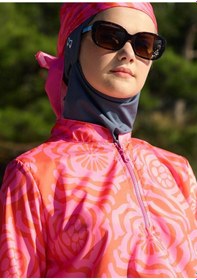 Resim Mayovera Tesettür Mayo - Dinamik Pembe Pembe 