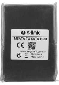 Resim S-link Msata To Sata Harici 2.5" Siyah Hdd Kutusu 