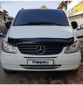 Resim Mercedes Viano Ön Kaput Koruma Rüzgarlığı 3Mm Akrilik Abs Parl 