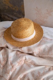 Resim Tek Kişilik Mila Teracotta Nevresim Takımı -- Kiremit 