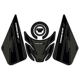Resim GP Kompozit Yamaha MT-09 Tracer 2021-2024 Uyumlu Tank Pad Seti Siyah 