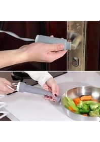 Resim Isıya Dayanıklı Silikon Kauçuk Tencere,kapı Tutma Kılıfı Kendinden Küçülen,her Sapa Uyumlu Tava Kulp Diğer 