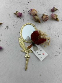 Resim Melek Detaylı Kına hediyelik Ayna 