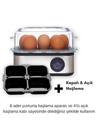 Resim Rowenger 08-EGG 500 W 8'li Yumurta Pişirme Makinesı 